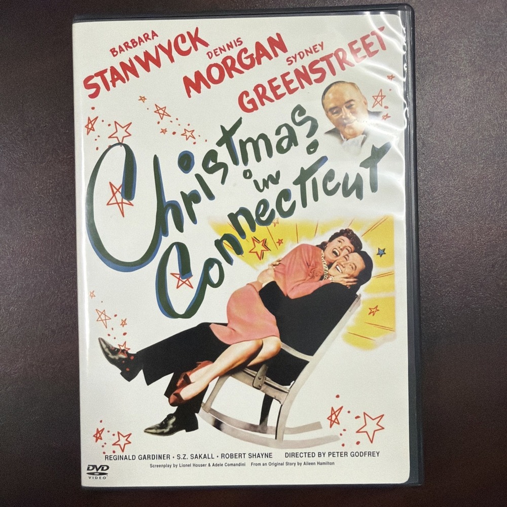 Christmas in Connecticut 1945 DVD Classic Film Barbara Stanwyck Dennis Morgan